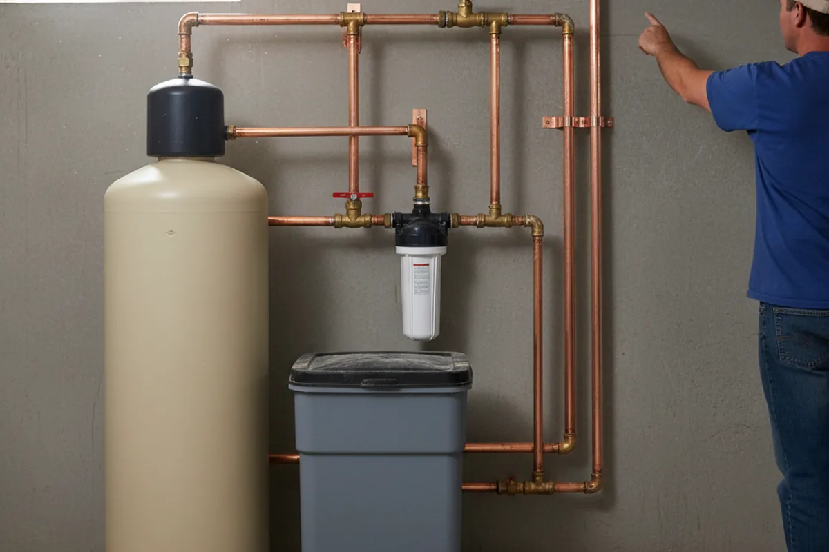 Whole-house water treatment system installed in Mastic Beach